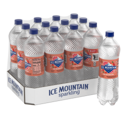 Ice Mountain® Brand Sparkling 100% Natural Spring Water - Ruby Red Grapefruit
