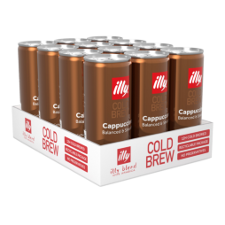 illy® Ready to Drink Coffee Cold Brew Cappuccino 8.5 FL Oz Aluminum Cans (12 Pack)