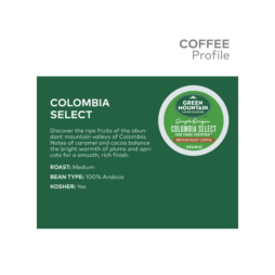 coffee profile for green mountain columbia coffee k cup