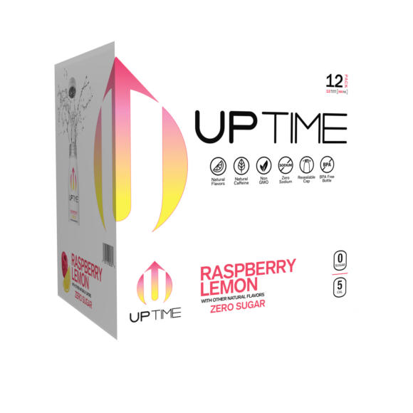 UPTIME® Premium Energy Raspberry Lemon Sugar Free 12 Fl Oz Bottles (12 Pack)