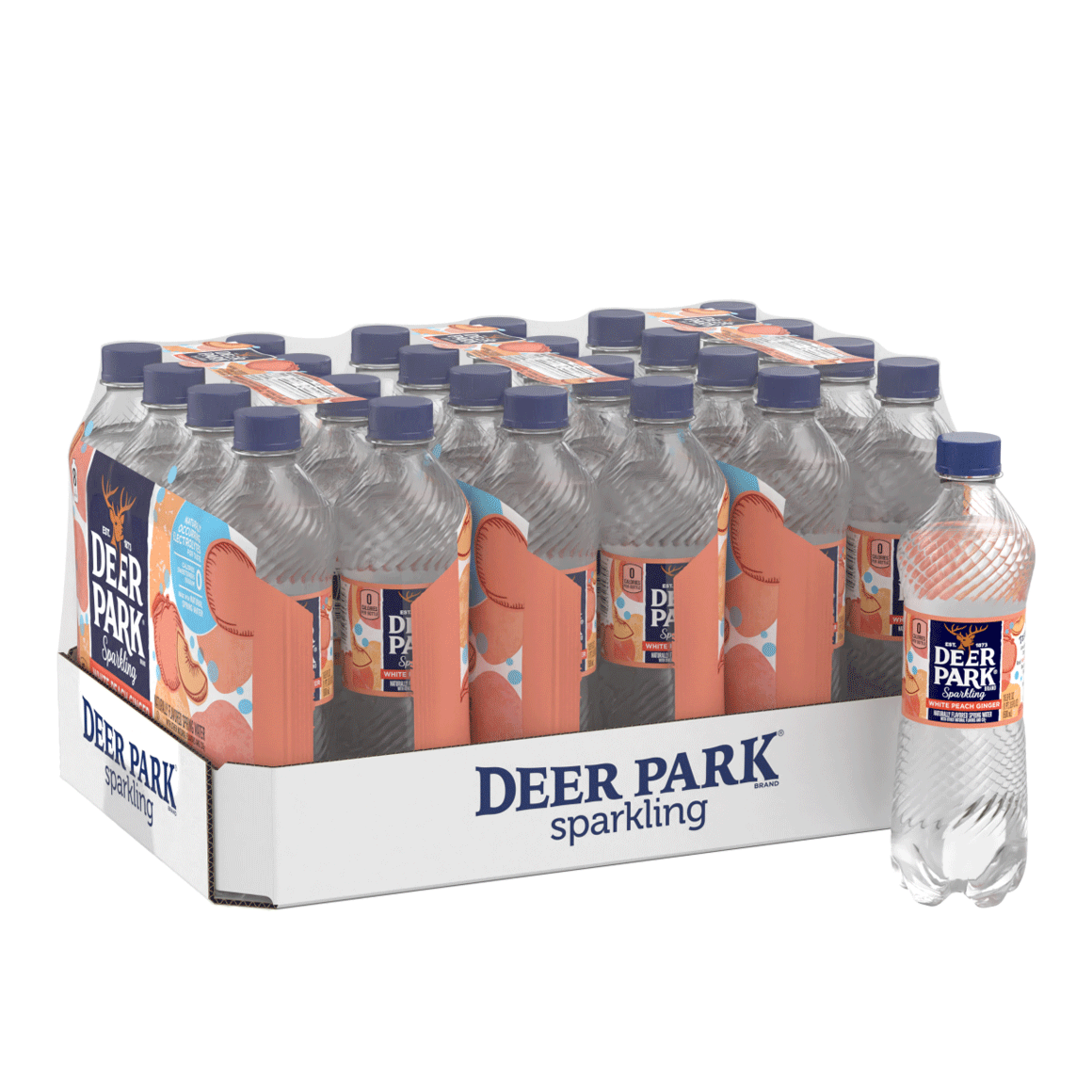 Deer Park® White Peach Ginger Sparkling Water