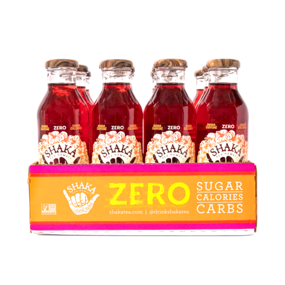 Shaka Tea® Mango Hibiscus Hawaiian Iced Tea Image1