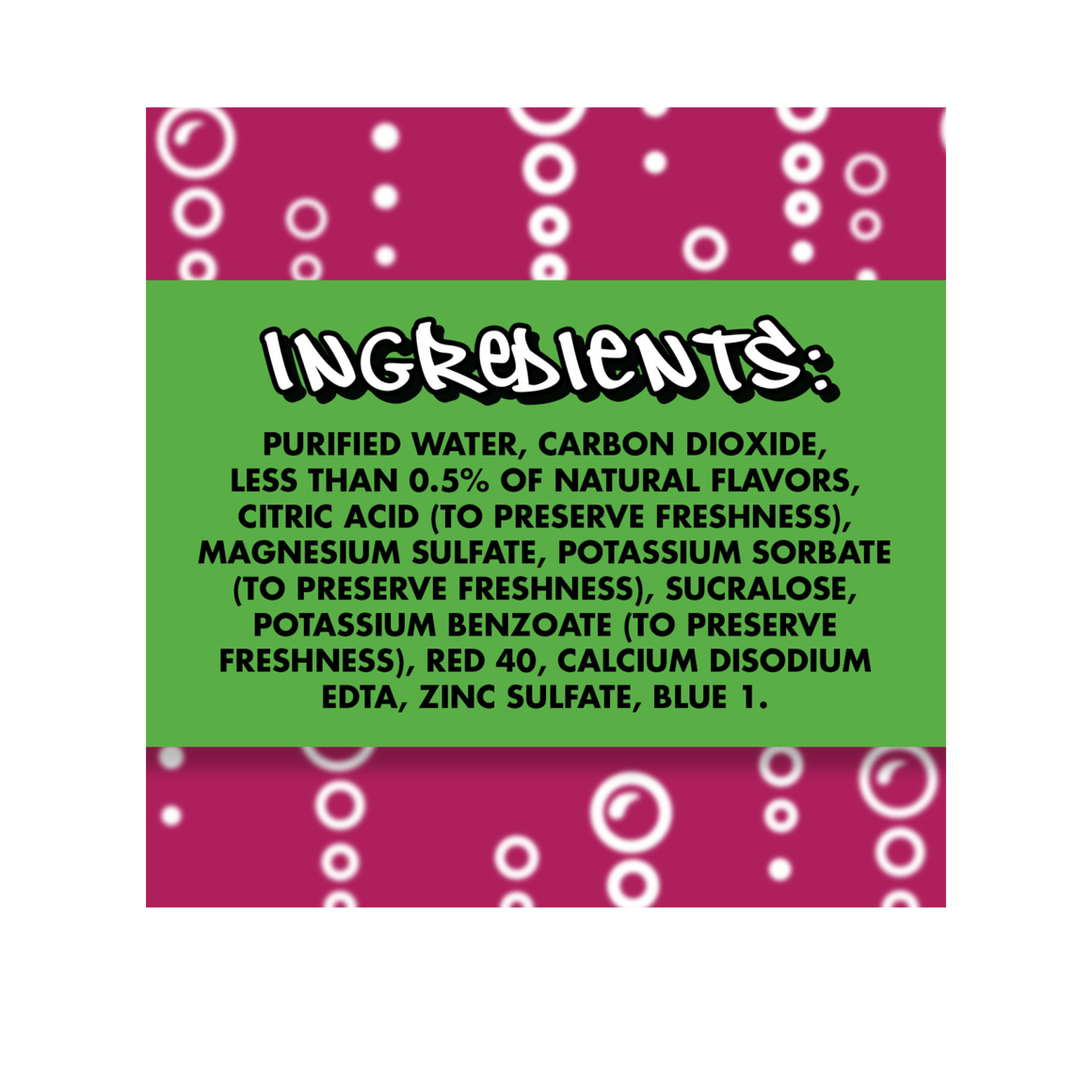 Splash Fizz™ Black Cherry Flavor Sparkling Water Beverage 20 Fl Oz